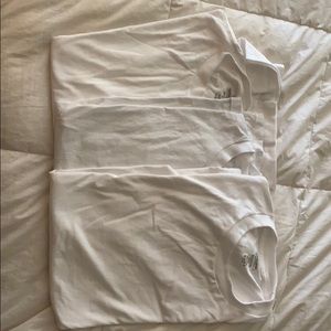3 CL Kirkland Signature White Cotton Tees